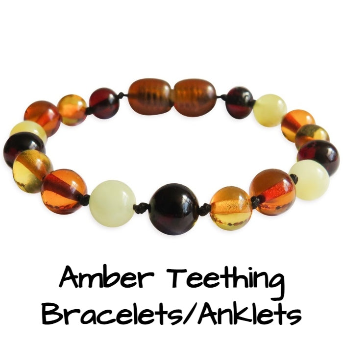 Real amber hot sale teething bracelet