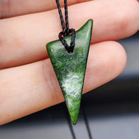 New Zealand Greenstone Pounamu Pendant Necklace (AJJC2146)