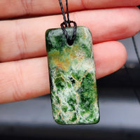 New Zealand Greenstone Pounamu Pendant Necklace (AJJC2122)