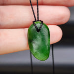 New Zealand Greenstone Pounamu Pendant Necklace (AJJC2237)