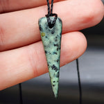 New Zealand Greenstone Pounamu Pendant Necklace (AJJC2075)