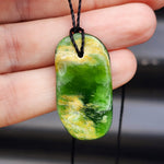 New Zealand Greenstone Pounamu Pendant Necklace (AJJC2169)