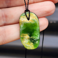 New Zealand Greenstone Pounamu Pendant Necklace (AJJC2169)