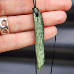 New Zealand Greenstone Pounamu Pendant Necklace (AJJC2042)