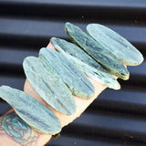 500g Raw New Zealand Greenstone / Pounamu Carving Slices (R14B28)