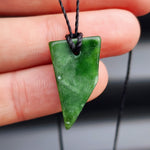 New Zealand Greenstone Pounamu Pendant Necklace (AJJC1939)