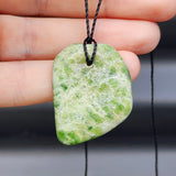 New Zealand Greenstone Pounamu Pendant Necklace (AJJC2189)