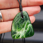 New Zealand Greenstone Pounamu Pendant Necklace (AJJC2113)