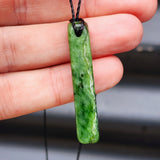 New Zealand Greenstone Pounamu Pendant Necklace (AJJC2124)