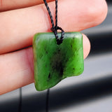 New Zealand Greenstone Pounamu Pendant Necklace (AJJC1842)