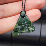 New Zealand Greenstone Pounamu Pendant Necklace (AJJC2108)