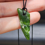 New Zealand Greenstone Pounamu Pendant Necklace (AJJC2088)