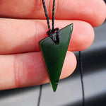 New Zealand Greenstone Pounamu Pendant Necklace (AJJC1875)