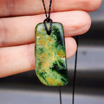 New Zealand Greenstone Pounamu Pendant Necklace (AJJC2167)