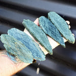 500g Raw New Zealand Greenstone / Pounamu Carving Slices (R14B25)