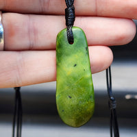 New Zealand Greenstone Pounamu Pendant Necklace (AJJC2144)