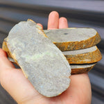 1kg Raw New Zealand Greenstone / Pounamu Carving Slices (R14B80)