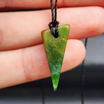 New Zealand Greenstone Pounamu Pendant Necklace (AJJC1927)