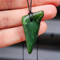 New Zealand Greenstone Pounamu Pendant Necklace (AJJC2133)