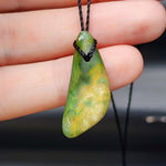 New Zealand Greenstone Pounamu Pendant Necklace (AJJC2083)