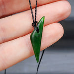 New Zealand Greenstone Pounamu Pendant Necklace (AJJC2109)