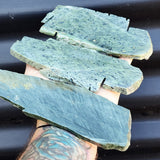 500g Raw New Zealand Greenstone / Pounamu Carving Slices (R14B19)