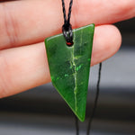 New Zealand Greenstone Pounamu Pendant Necklace (AJJC2073)