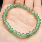 6mm Natural Aventurine Elastic Bracelet