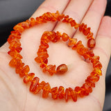 Amber Teething Necklace - Polished Honey Chip