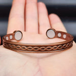 Copper Magnetic Celtic Cuff Bracelet