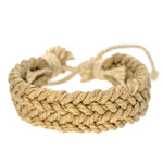 Rustic Natural Fibre Woven Bracelet