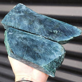 1.1kg Raw New Zealand Greenstone / Pounamu Carving Slices (R14B178)