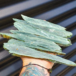 500g Raw New Zealand Greenstone / Pounamu Carving Slices (R14B10)