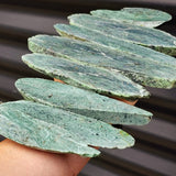 1kg Raw New Zealand Greenstone / Pounamu Carving Slices (R14B112)