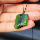 New Zealand Greenstone Pounamu Pendant Necklace (AJJC1842)