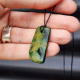 New Zealand Greenstone Pounamu Pendant Necklace (AJJC2167)