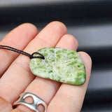 New Zealand Greenstone Pounamu Pendant Necklace (AJJC2189)