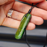 New Zealand Greenstone Pounamu Pendant Necklace (AJJC2141)