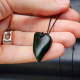 New Zealand Greenstone Pounamu Pendant Necklace (AJJC2157)