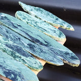 500g Raw New Zealand Greenstone / Pounamu Carving Slices (R14B26)