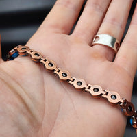 Copper Magnetic & Turquoise Chain Bracelet