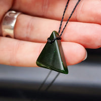 New Zealand Greenstone Pounamu Pendant Necklace (AJJC2129)