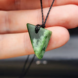 New Zealand Greenstone Pounamu Pendant Necklace (AJJC2154)