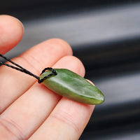 New Zealand Greenstone Pounamu Pendant Necklace (AJJC2204)