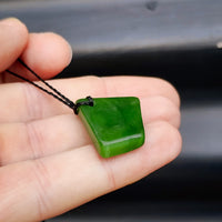 New Zealand Greenstone Pounamu Pendant Necklace (AJJC2166)