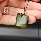 New Zealand Greenstone Pounamu Pendant Necklace (AJJC2182)