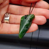 New Zealand Greenstone Pounamu Pendant Necklace (AJJC2133)