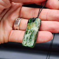 New Zealand Greenstone Pounamu Pendant Necklace (AJJC2122)