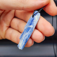 Natural Raw Kyanite Pendant Necklace (1BBB171)