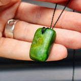 New Zealand Greenstone Pounamu Pendant Necklace (AJJC2147)